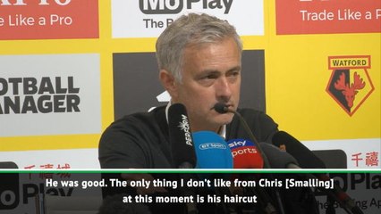 Only negative about Smalling's game is his haircut! - Mourinho