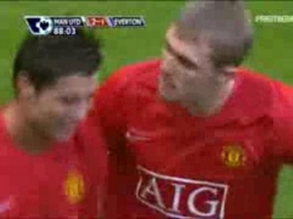 MU-Everton2-1 but de Ronaldo sur Penalty