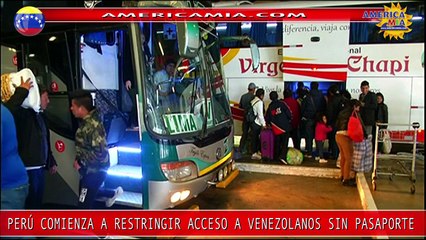 VENEZOLANOS ESCAPAN A PERU POR CRISIS EN SU PAIS