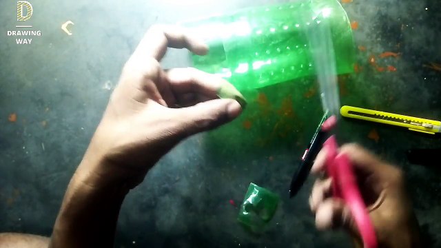 Waste material reuse idea _ DIY art and Crafts _ recycling waste bottle (217 )