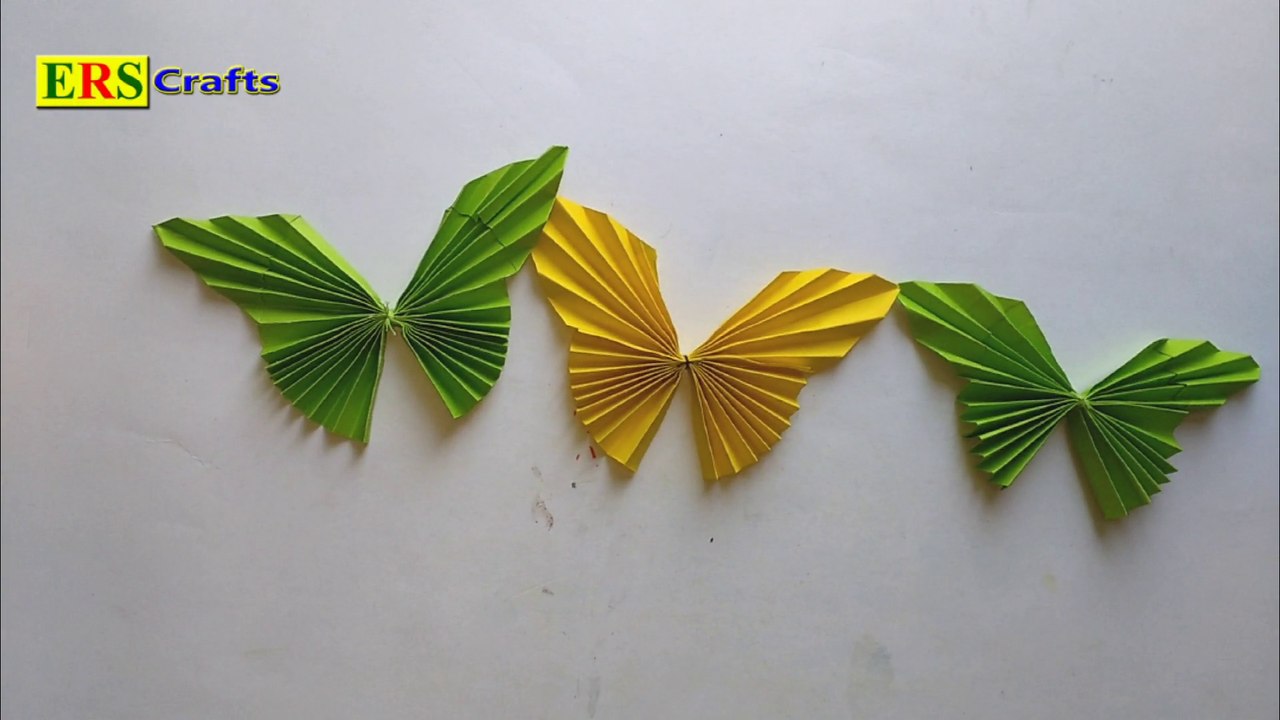 DIY: Paper Butterfly !! How to make very easy & simple Paper Butterfly