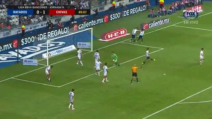 Dorlan Pabón Goal  - Monterrey vs Guadalajara Chivas  1-1