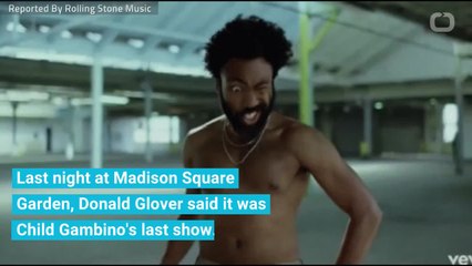 Childish Gambino’s Announced It's His Last Tour