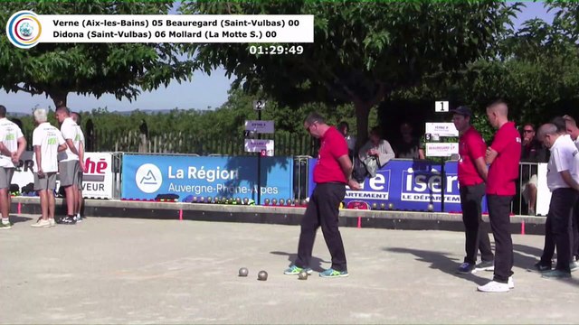 Joel Cantona en interview sur Sport Boules DIFFUSION, Super 16 masculin, Saint-Pierre de Chérennes 2018