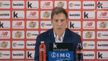 Berizzo destaca que el Athletic "se asemejó mucho" al equipo que imagina
