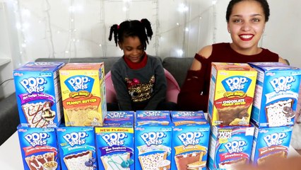 MEGA DEGUSTATION AMERICAINE   POP TARTS avec tatie AMBRE ! (2)