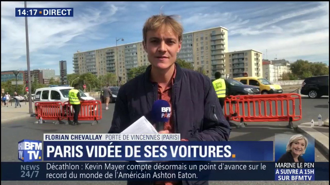 Journée sans voiture: les véhicules sont interdits dans Paris jusqu'à 18h