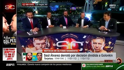 Chávez y Márquez Ponen en su Lugar a Faitelson Sobre Quién Ganó la Pelea Canelo vs GGG 2