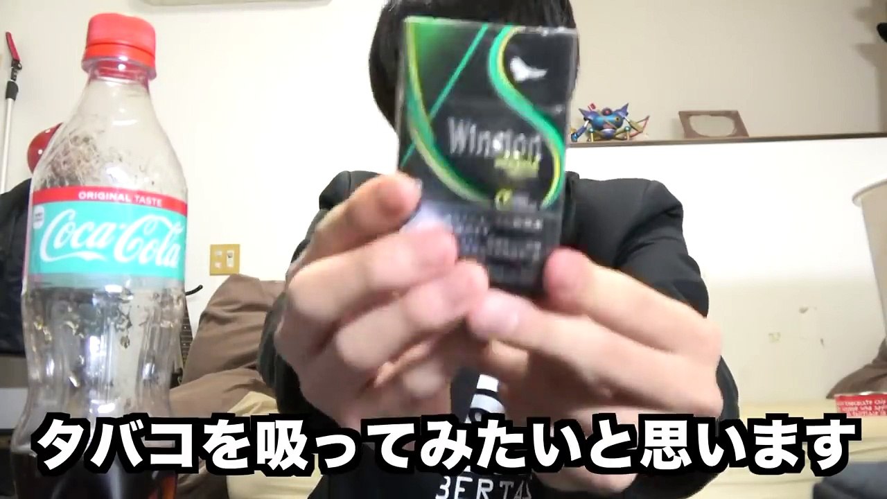 タバコ吸って酒飲みます。妹がwwwwwww