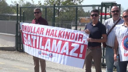 Denizli Eğitim-İş Sendikasından Meslek Lisesinin Devrine Tepki Eylemi Hd