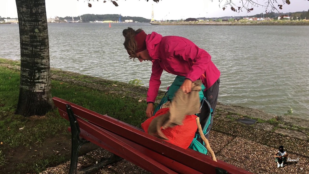 Étape 41 : Bayonne – Guéthary / Saint-Jacques-de-Compostelle Raccordement Voie de Tours & Camino del Norte 16/09/2017.