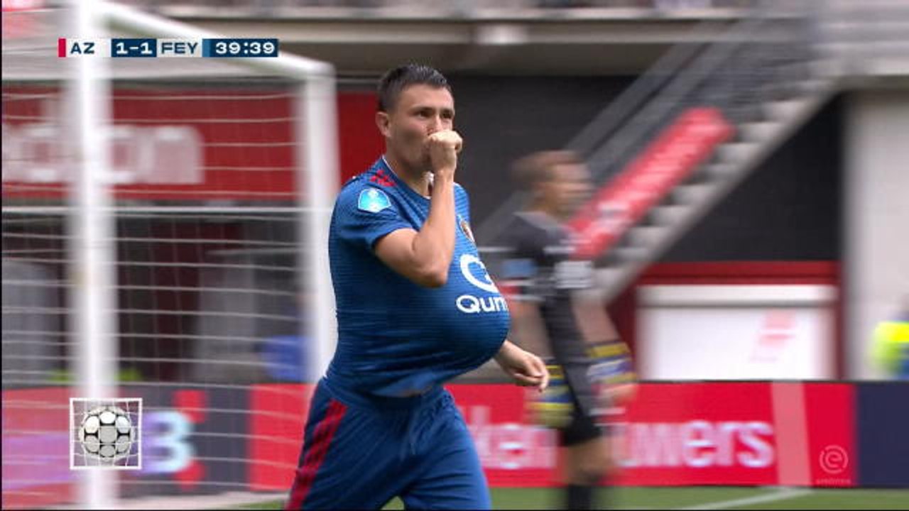 Berghuis equalises against AZ for Feyenoord