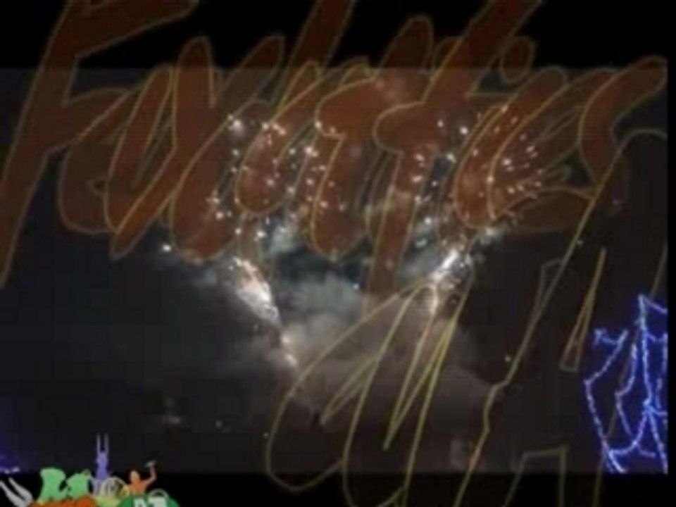 Feu d'artifice au Parc Astérix