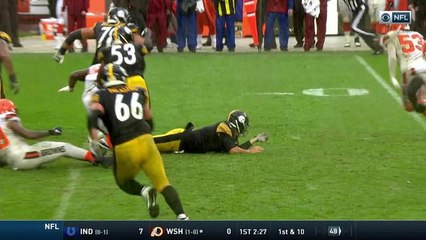 James Conner's spin move gets Steelers 22 yards