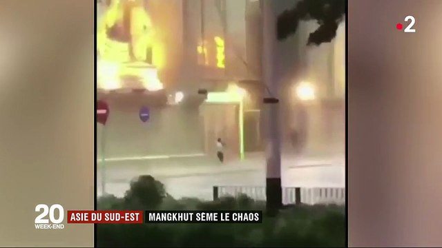 Asie du Sud-Est : le typhon Mangkhut sème le chaos