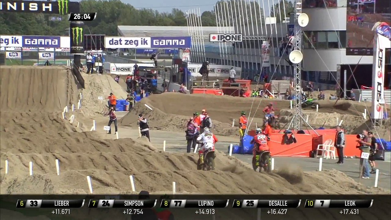 Jeffrey Herlings passes Antonio Cairoli - MXGP of the Netherlands 2018