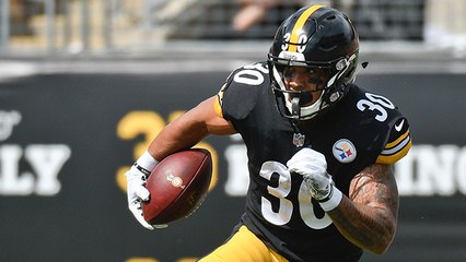 Ben Roethlisberger dumps it off to James Conner for two-point conversion
