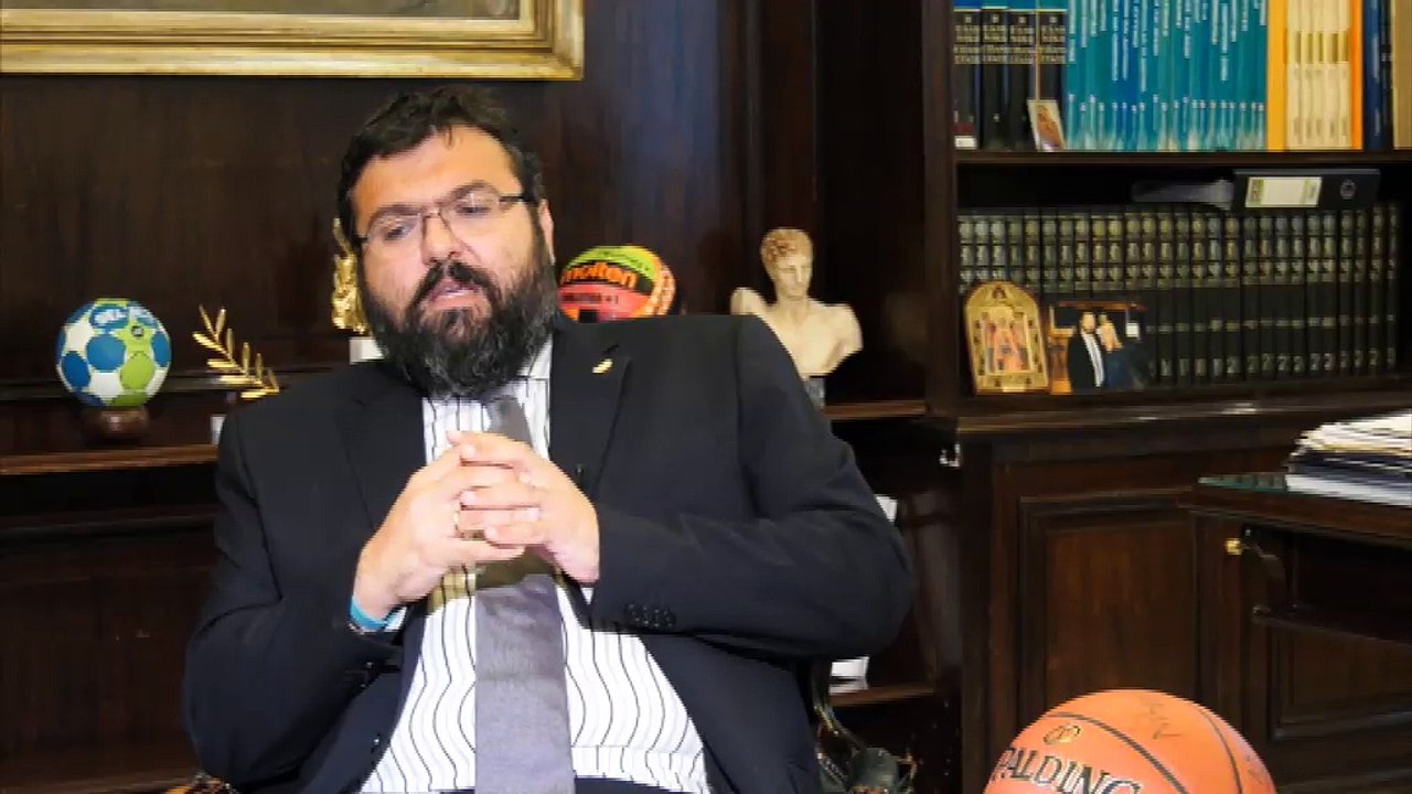 Ο υφυπουργός αθλητισμού Γιώργος Βασιλειάδης στο...