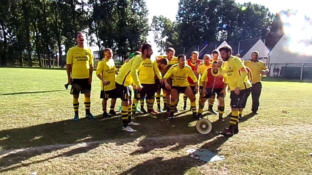 Celebration fin de match 3ème tour