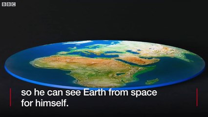 Man flies rocket to 'prove' Earth is flat - BBC News