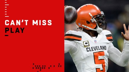 Can't-Miss Play: Browns tie game on epic 47-yard TD, miss go-ahead XP
