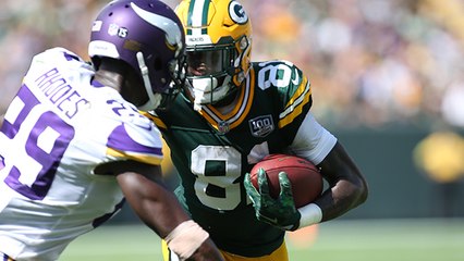 Geronimo Allison breaks multiple tackles on 22-yard completion