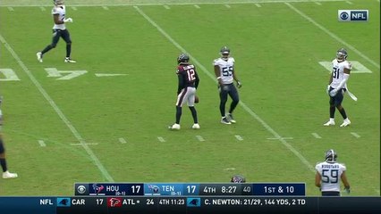 Bruce Ellington gets open for a 23-yard pass from Watson