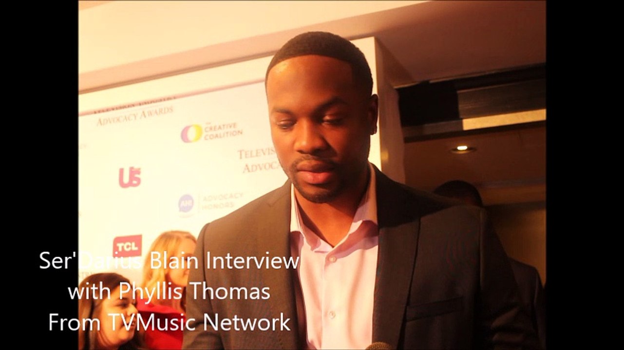 Charmed's Ser'Darius Blain at 2018 Television Advocacy Awards