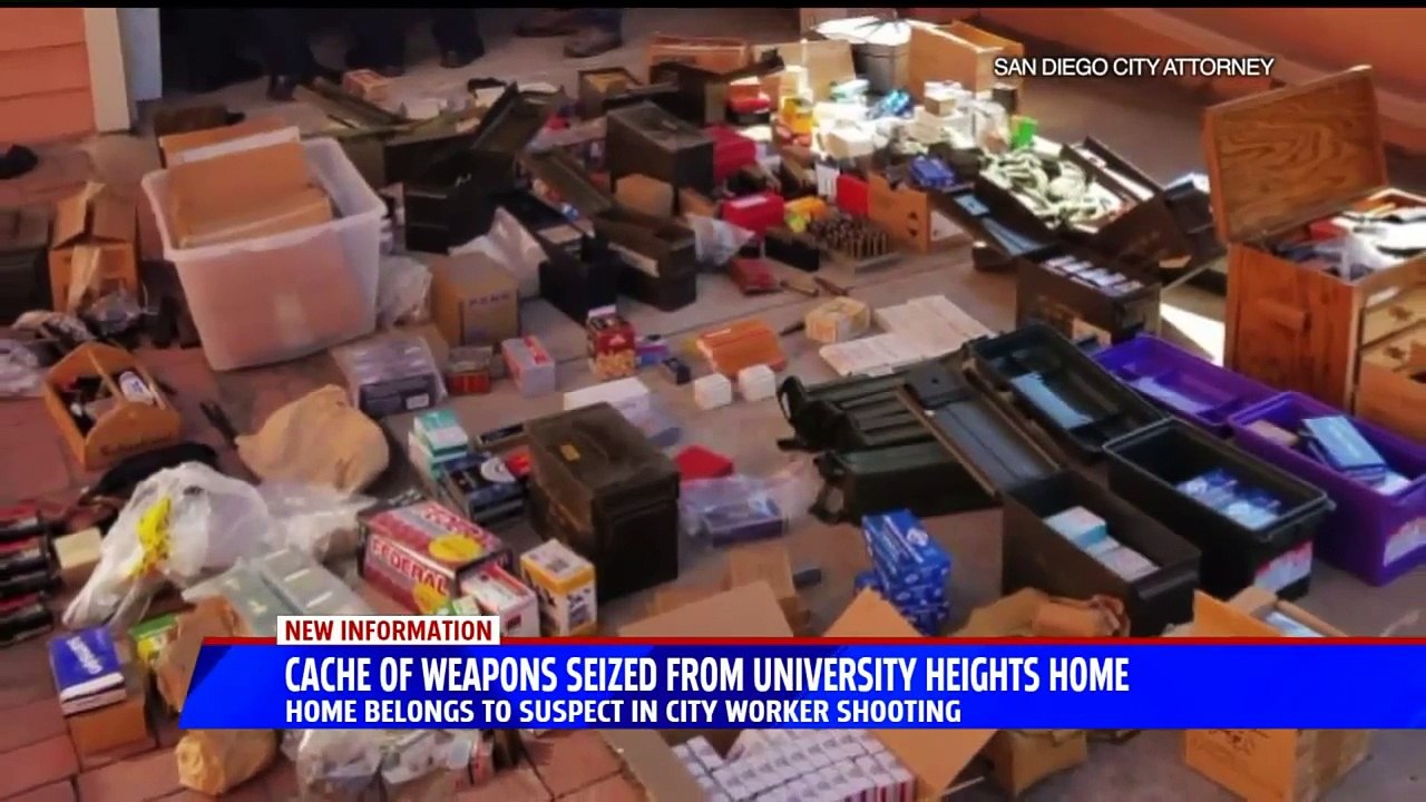 Man Accused of Shooting City Worker Had Massive Cache of Guns, Explosives, Prosecutors Say