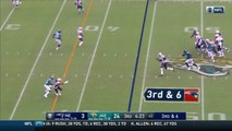 Tom Brady escapes from pressure and uses wheels for first down