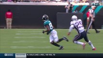 Bortles is on target for 22 yards to Cole