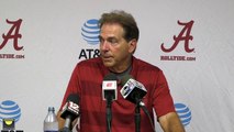Hear what Nick Saban had to say following Alabama's 62-7 rout of Ole Miss