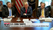 Trump administration set to slap additional tariffs on Chinese goods worth US$200 bil.: Report