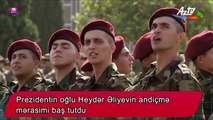 Prezidentin oğlu Heydər Əliyevin andiçmə mərasimi