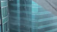 Typhoon Mangkhut Breaks Skyscraper's Windows in Hong Kong