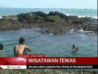 Selama Libur Lebaran, 3 Wisatawan Tewas di Pantai Pelabuhan Ratu