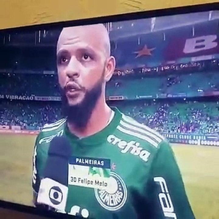 Jogador do Palmeiras Mitando Na Rede Globo