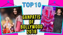 Salman Khan, Shilpa Shetty, Govinda | Top 10 CELEBRITY GANPATI'S Of 2018