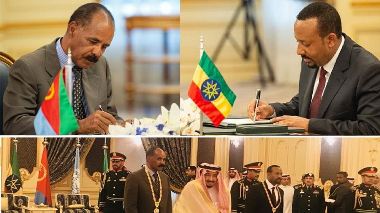 Photos: Eritrea, Ethiopia leaders sign peace de...