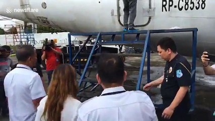 Customs officials seize 80-seater plane over alleged tax fraud