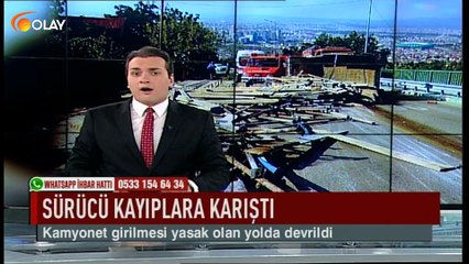 Sürücü kayıplara karıştı
