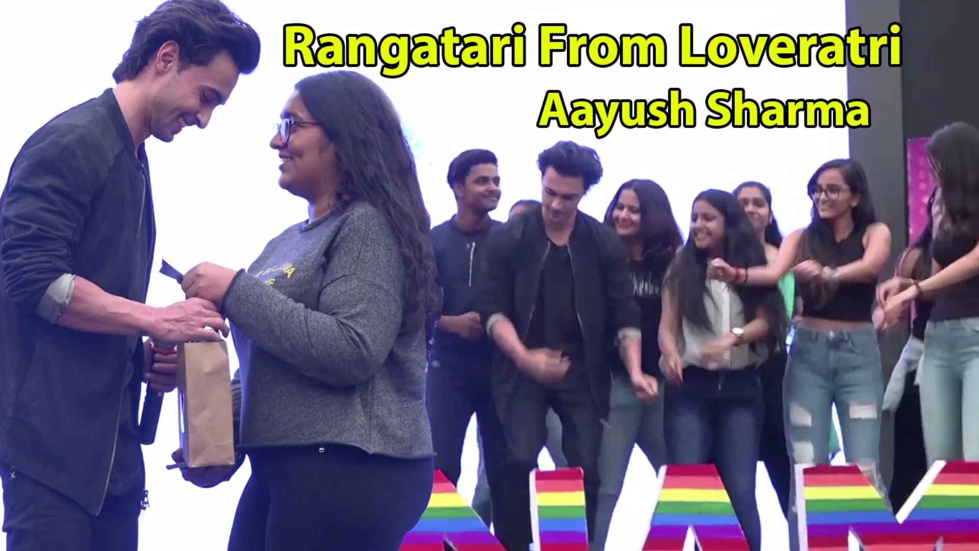 UNCUT Rangtaari Song Launch Loveratri Aayush Sharma video