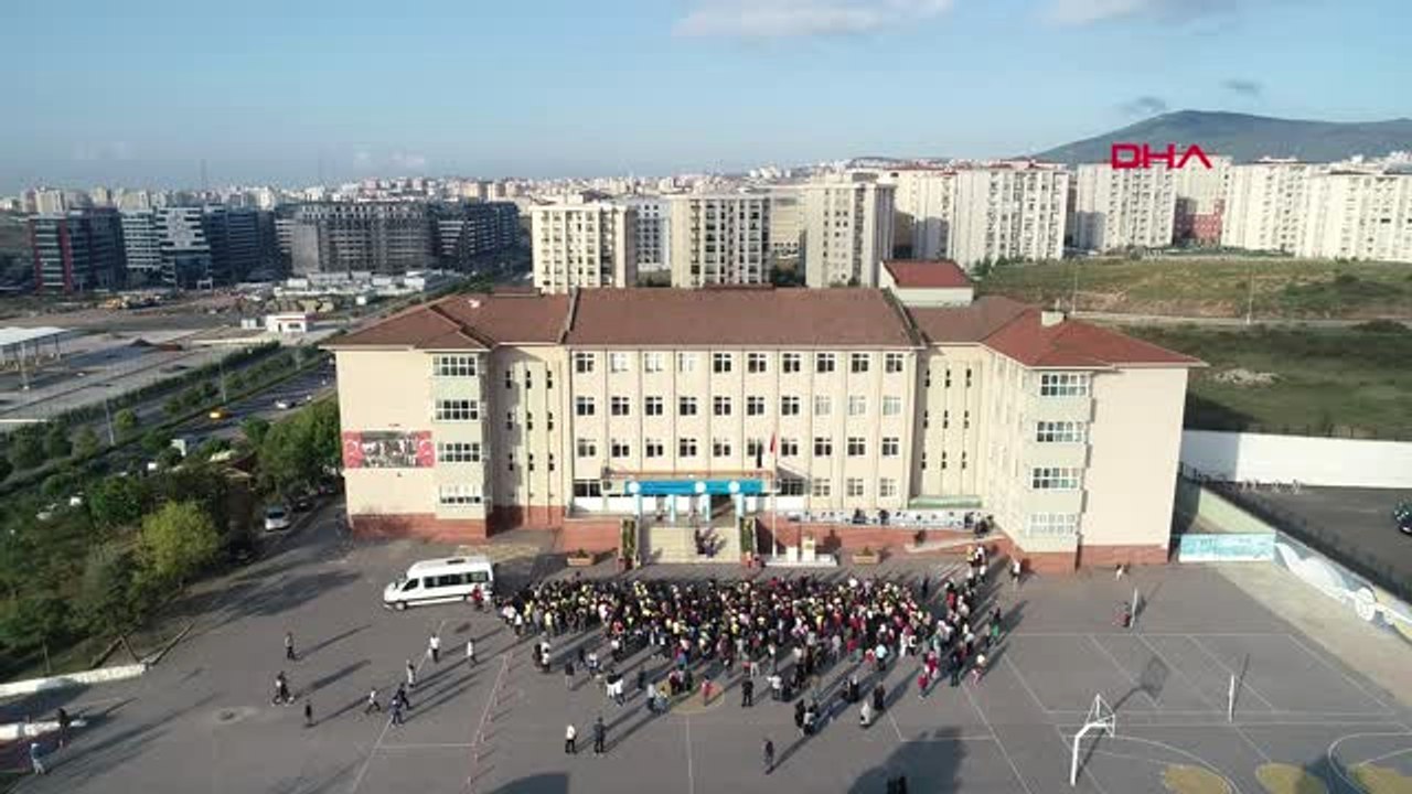 İstanbul Havadan Görüntülerle Okul ve Çevresi