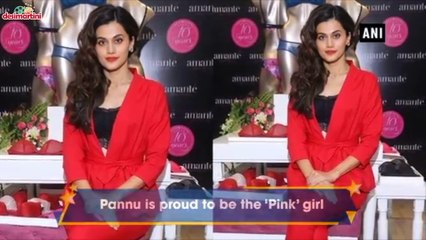 Taapsee proud to be the ‘Pink girl’