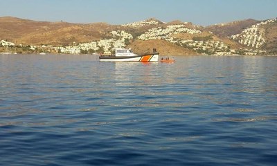 Bodrum’da göçmen teknesi battı: 2 ölü