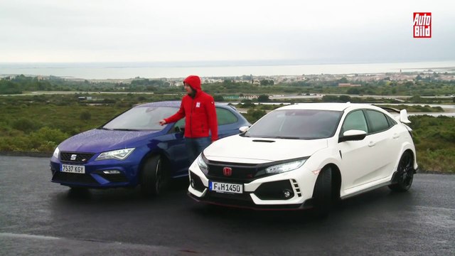 VÍDEO: Seat Leon Cupra vs Honda Civic Type R (2018)