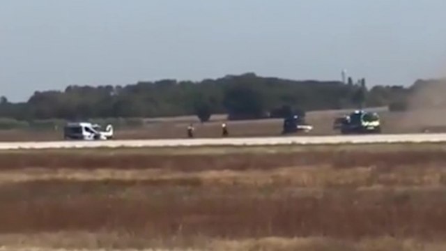 Course-poursuite sur les pistes de l'aéroport de Lyon entre un automobiliste et des voitures de police