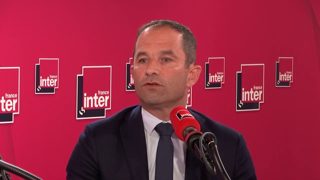 Benoit Hamon réagissant à la vidéo d'Emmanuel M...