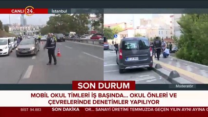 Okul çevrelerinde denetimler yapılıyor