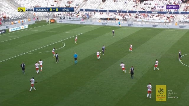 لقطة: الدوري الفرنسي: جيمي بريان يفتتح سجلّه التهديفي مع بوردو بثنائية أمام نيم